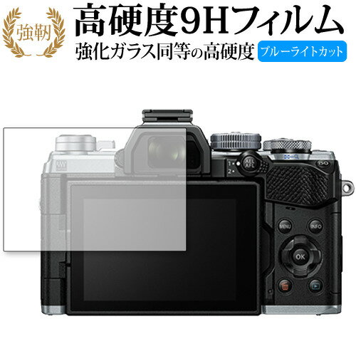 オリンパス OM-D E-M5 Mark III / E-M10 Mark IV 専用 強化ガラス と 同等の 高硬度9H ブルーライトカット クリア光沢 改訂版 液晶保護フィルム