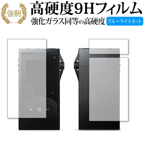 Astell & Kern SA700 両面セット 専用 強化ガラス と 同等の 高硬度9H ブルーライトカット クリア光沢 改訂版 液晶保護フィルム 有償交換保証付き