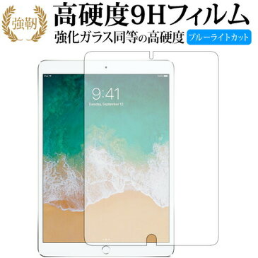 25日 ポイント5倍 Apple iPad Pro(10.5) 専用 強化 ガラスフィルム と 同等の 高硬度9H ブルーライトカット 光沢タイプ 改訂版 液晶保護フィルム 【有償交換保証付き】