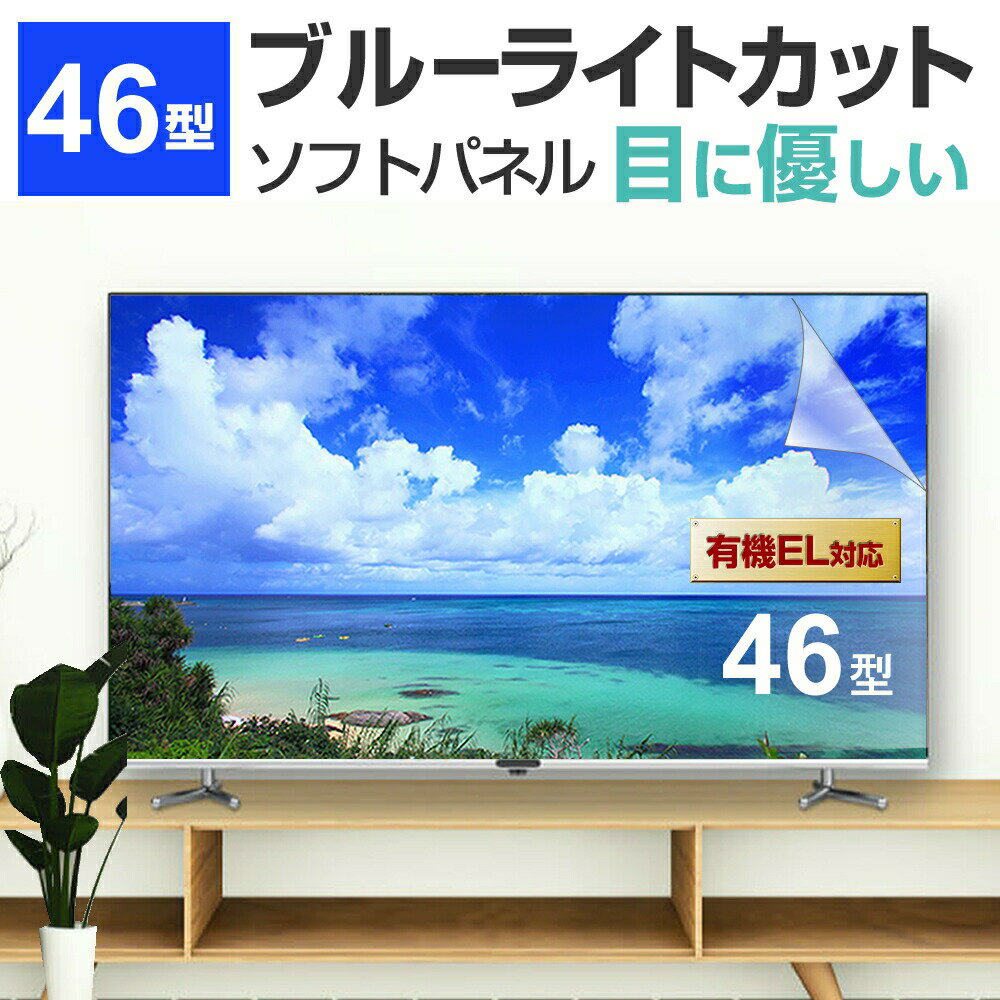 液晶テレビ 46型 保護フィルム パネ