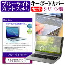 東芝 dynabook T45/PR PT45PRP-SHA 15.6インチ ブルーライトカット 指紋防止 液晶保護フィルム と キーボードカバー セット 保護フィルム キーボード保護 メール便送料無料