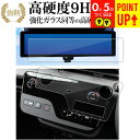 日産 セレナ (SERENA) C28 型 エアコン操作パネル専用 ミラー ( 2枚セット ) 液晶保護 フィルム 高硬度9H ブルーライトカット クリア光沢タ...