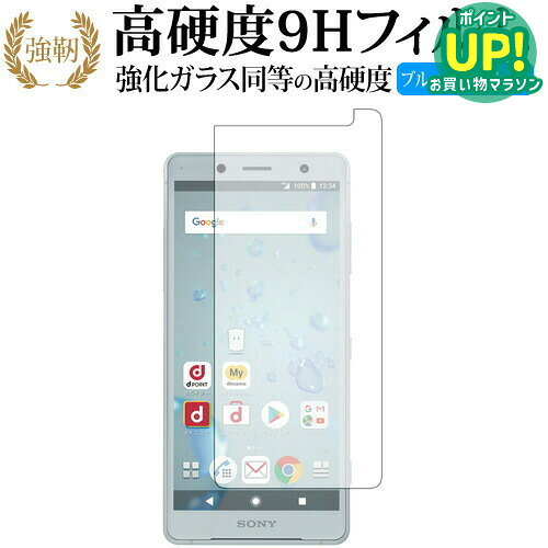Xperia XZ2 Compact/sony 専用 強化 ガラスフィルム と 同等の 高硬度9H ブルーライトカット 光沢タイプ 改訂版 液晶保護フィルム 互換品 有償交換保証付き