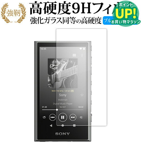 ソニー ウォークマン NW-A300 シリーズ(NW-A306 NW-A307) 液晶保護 フィルム 強化ガラス と 同等の 高硬度9H ブルー…