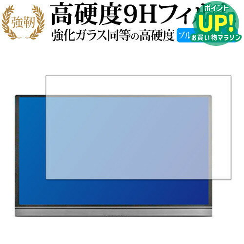 楽天メディアカバーマーケット15.6型FHD モバイルモニター Lepow Z1 専用 強化ガラス と 同等の 高硬度9H ブルーライトカット クリア光沢 改訂版 保護フィルム 互換品 有償交換保証付き