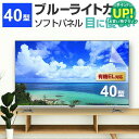液晶テレビ保護パネル 40型 ブルーライトカット テレビ保護パネル 40インチ bravia ブラビア viera ビエラ regza レグザ 保護 フィルム 画面 モニター 破損 防止 UV 保護 テレビガード 薄型 カバー