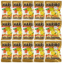 ハリボーミニゴールドベア　HARIBO 　15個　グミ　ポイント消化　送料無料　お試し　バラ売り　コストコ