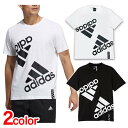 adidas アディダス ロゴTシャツ BRANDLOVE 半袖Tシャツ 送料無料 ブラック ホワイト オシャレ シンプル スポーツ 綿100 HE7409 HE7410