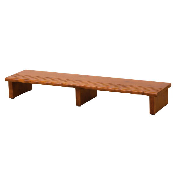 天然木玄関台＜幅120＞