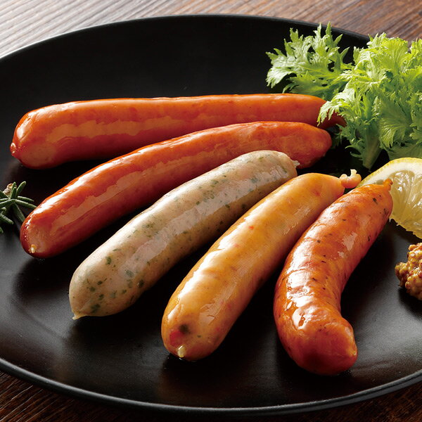 5種類のソーセージ盛合せ 8袋セットのサムネイル