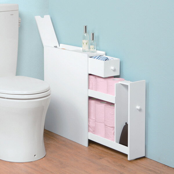 Rakuten - 薄型スライドトイレラック