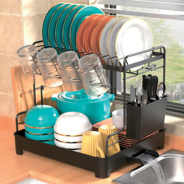 水切りラック＜黒 白＞