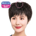 ウェーブヘアつむじピース<ブラウン ブラック>