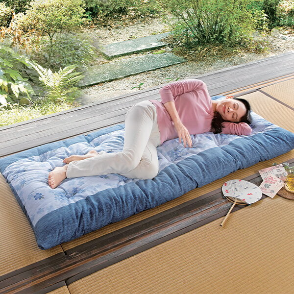 高島ちぢみ大判ごろ寝座布団