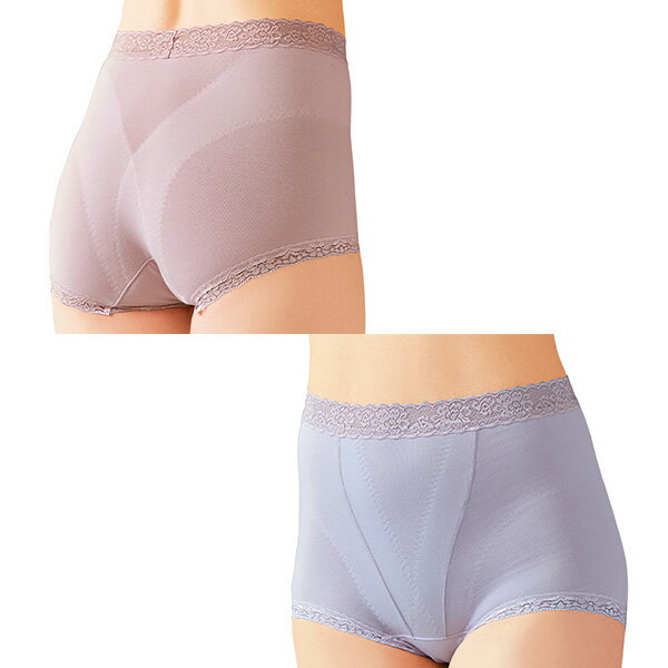 クロスで引上げ骨盤底筋ショーツ2色組＜M L LL 3L＞