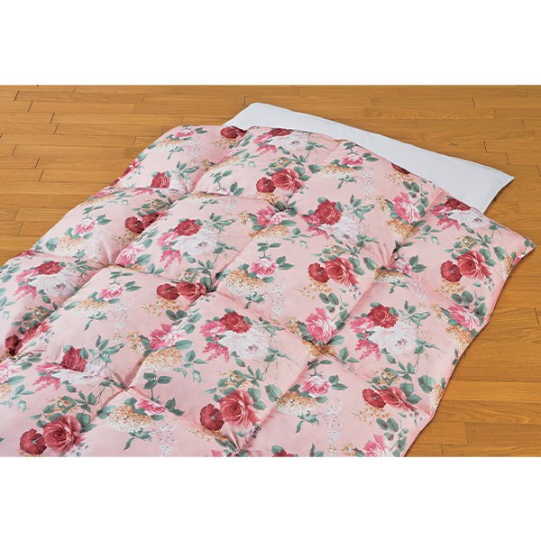 お買得防ダニ生地使用羽根掛け布団＜ピンク系 ブルー系＞