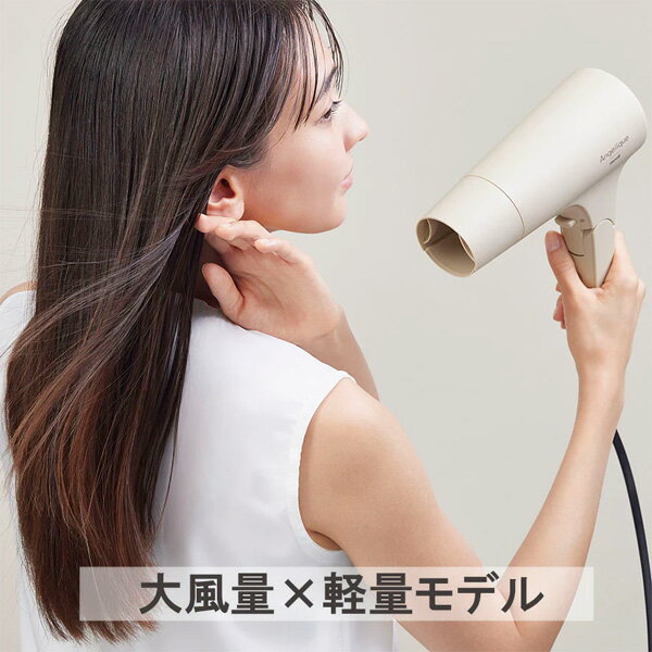 maxell Angelique プラズマイオンヘアドライヤー MXDR-300A＜グレー ベージュ＞