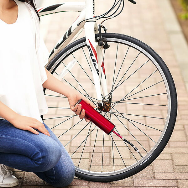 超小型電動エアーポンプ＜レッド ブルー シルバー＞