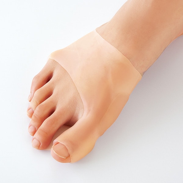 外反母趾クロスゲルサポーター2枚組＜右足用×2枚 左足用×2枚 右足用×1枚・左足用×1枚の2枚組＞