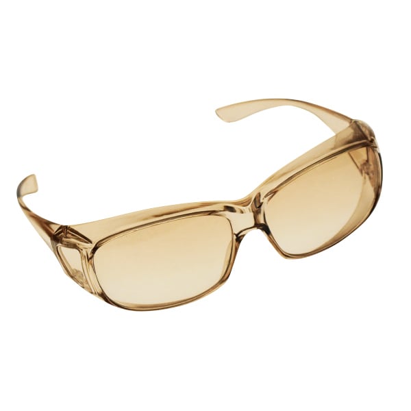 ハーフカラーオーバーグラス＜グレー ピンク ブラウン＞