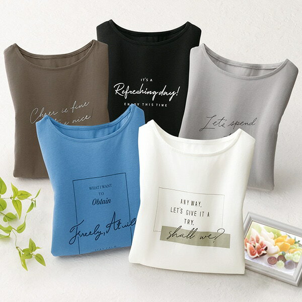 Rakuten - 汗染み防止大人のロゴTシャツ＜トープ テラコッタ チャコール ライトカーキ｜M L LL 3L＞