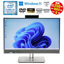 当日出荷 【中古】 一体型パソコン HP EliteOne 800 G4 All-in-One Windows11 23.8インチ フルHD Intel Cor...