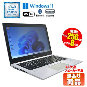  1 ACץ ͭ ԡ š NEC VersaPro VKM17B-3 Windows11 12.5 Core i5 8350U 1.70GHz 8GB SSD256GB ɥ饤֥쥹 Bluetooth ̵LAN HDMIü 90ݾ  ѥ  ťΡȥѥ