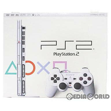 【中古】[本体][PS2]プレイステーション2 PlayStation2 セラミック・ホワイト(SCPH-77000CW)(20060915)