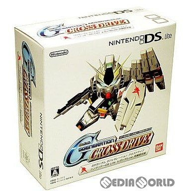 【中古】[本体][NDS]SDガンダム Gジェネレーション クロスドライブ ニンテンドーDS Lite(ライト) クリスタルホワイト vガンダムVer. 同梱限定版(USG-S-GWDJE)(20070809)