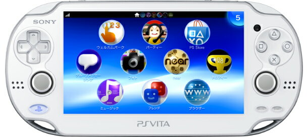 【中古】【B品】[本体][PSVita]PlayStation Vita 3G/Wi-Fiモデル クリスタル・ホワイト(PCH-1100AB02)(20120628)