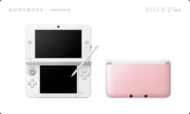 【中古】[本体][3DS]ニンテンドー3DS LL ピンク×ホワイト(SPR-S-PAAA)(20120927)