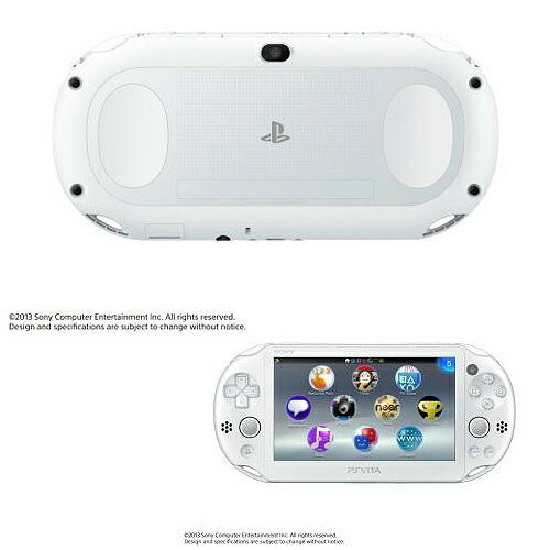 【中古】[本体][PSVita]PlayStationVita Wi-Fiモデル ホワイト(PCH-2000ZA12)(20131010)