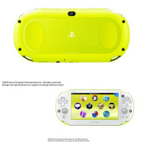 【中古】[本体][PSVita]PlayStationVita Wi-Fiモデル ライムグリーン/ホワイト(PCH-2000ZA13)(20131010)