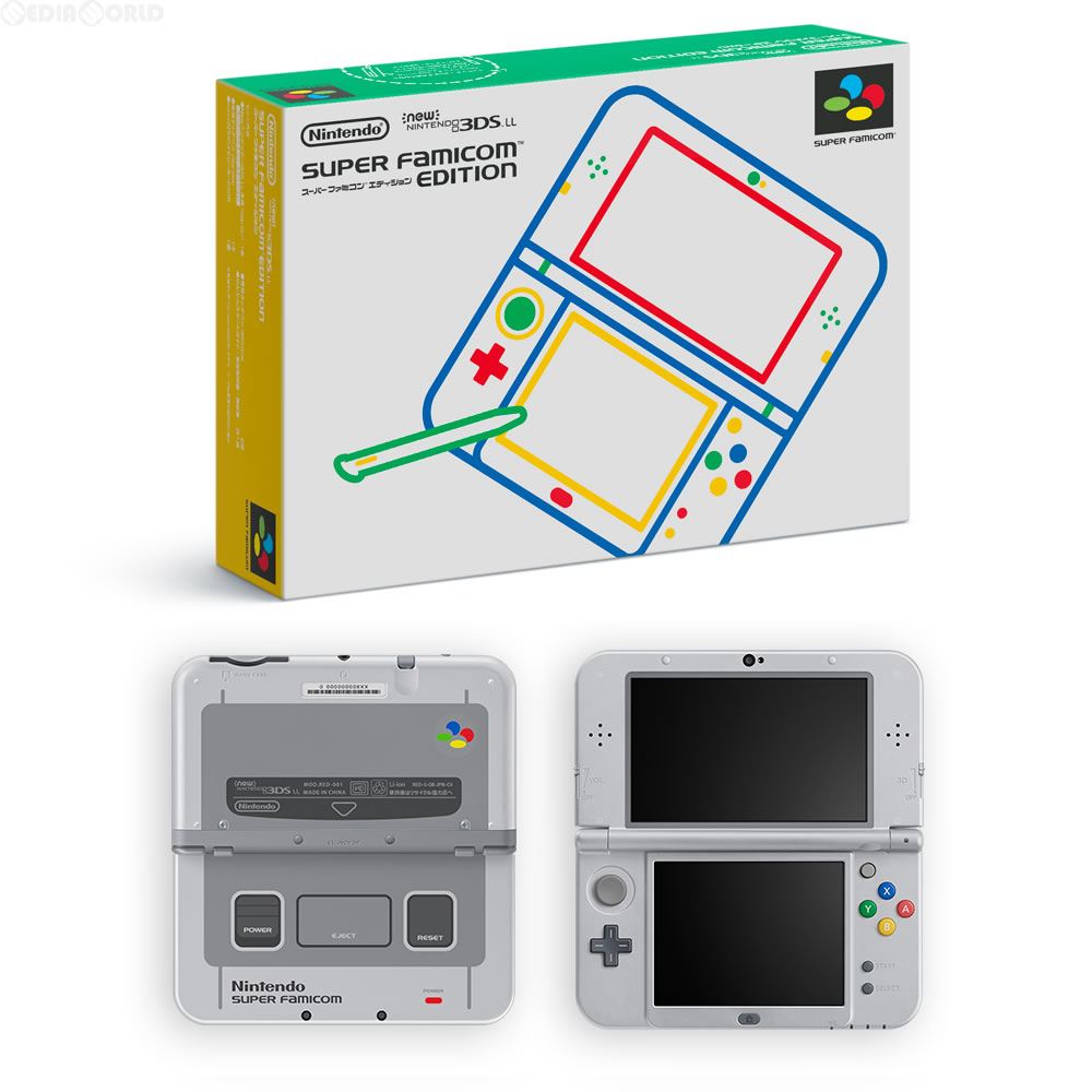 【中古】[本体][3DS]Newニンテンドー3DS LL スーパーファミコン エディション(RED-S-GBAA)(20160731)