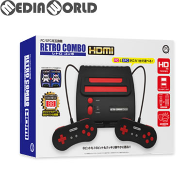 【新品】【お取り寄せ】[本体][SFC]【FC/SFC用互換機】レトロコンボHDMI(RETRO COMBO HDMI) コロンバスサークル(CC-RETCH-BK)(20180531)