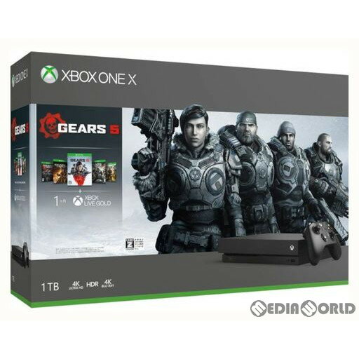 【中古】【B品】[本体][XboxOne](本体単品)Xbox One X 1TB(Gears 5 同梱版)(CYV-00336)(20190619)