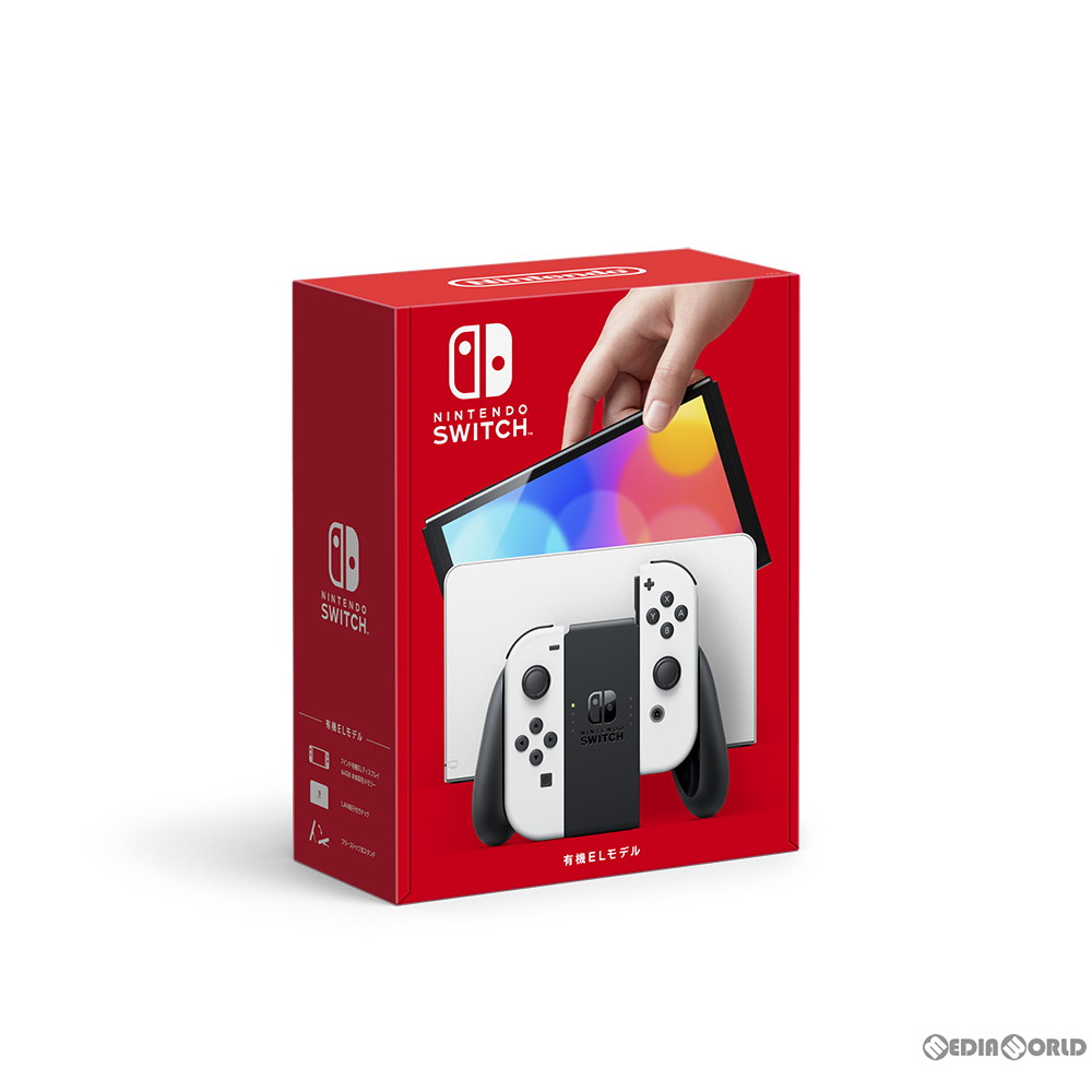 š[̤][][Switch]Nintendo Switch(ͭELǥ) ˥ƥɡå Joy-Con(L)/(R) ۥ磻(HEG-S-KAAAA)(20211008)