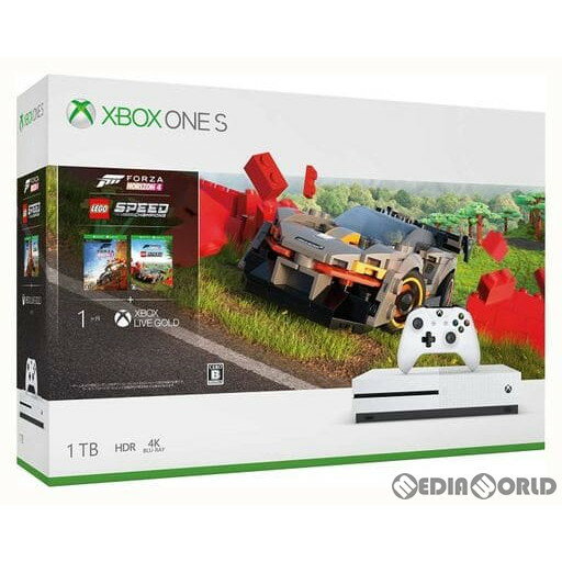【中古】[本体][XboxOne]Xbox One S 1TB Forza Horizon 4/Forza Horizon 4 LEGO Speed Champions 同梱版(234-01136)(20191015)