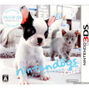 【中古】【表紙説明書なし】[3DS]nintendogs+cats(ニンテンドッグス+キャッツ) フレンチ・ブル&Newフレンズ(20110226)