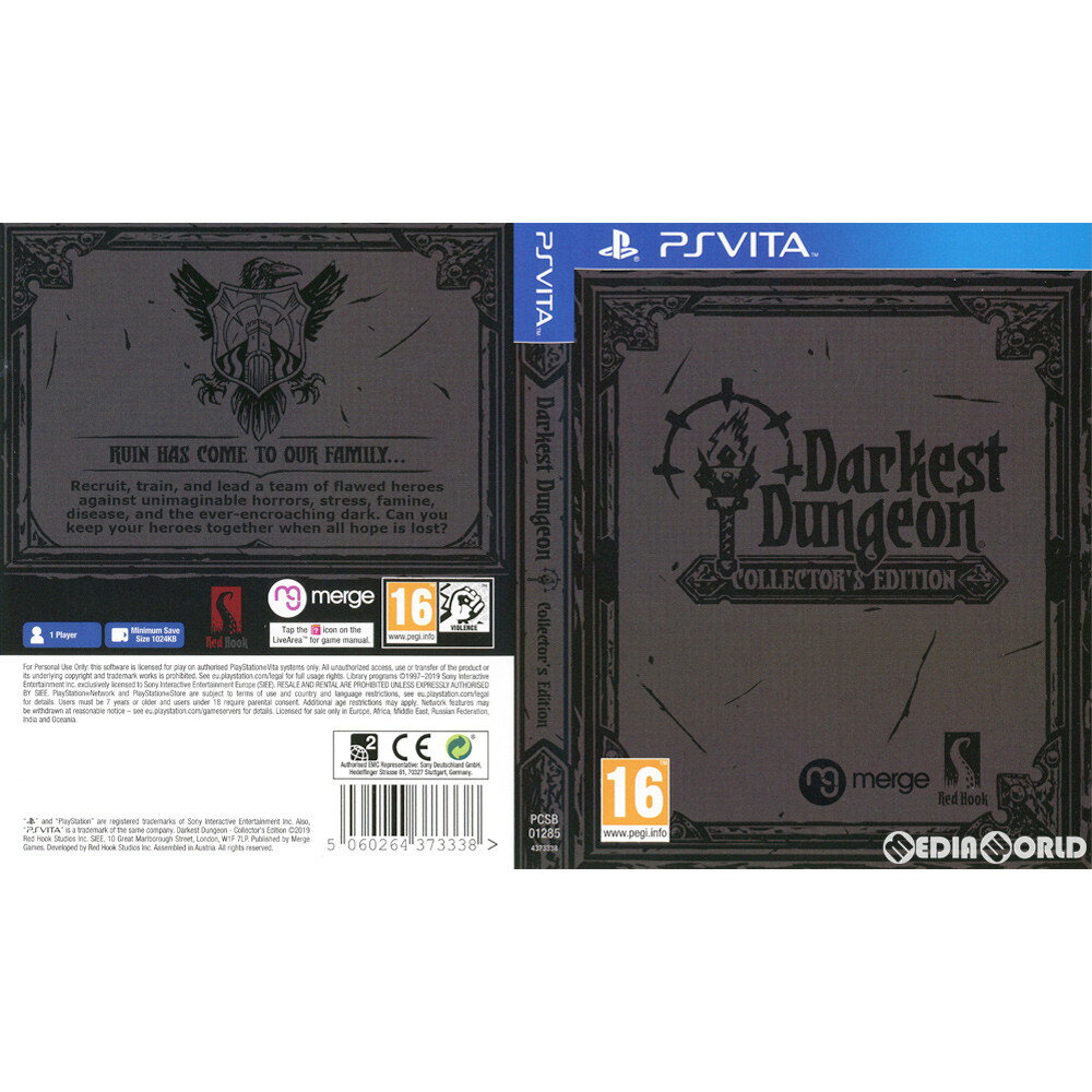 【中古】[PSVita]Darkest Dungeon(ダーケストダンジョン) Collector's Edition(Standard Version)(EU版)(PCSB-01285)(20190228)