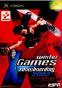 【中古】【表紙説明書なし】[Xbox]ESPN winter Xgames snowboarding 2002(ウインター Xゲームズ スノーボーディング 2002)(20020222)