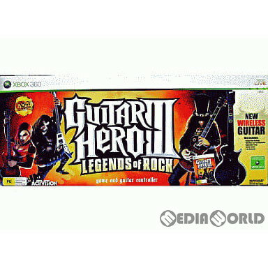 【中古】【表紙説明書なし】[Xbox360]GUITAR HERO III: LEGENDS OF ROCK BUNDLE(ギターヒーロー3 レジェンド オブ ロック ギターコントローラ同梱版) アジア版(20071029)