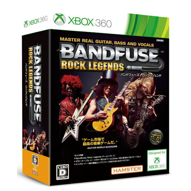 【中古】[Xbox360]BandFuse：Rock Legends(バンドフューズ ロックレジェンド)(ギターケーブル同梱)(20131219)