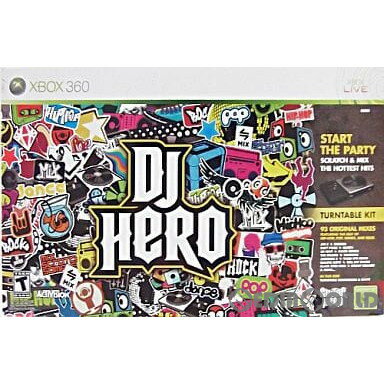 【中古】[Xbox360]DJ HERO Bundle with Turntable(DJヒーロー ウィズ ターンテーブル) 北米版(20091027)