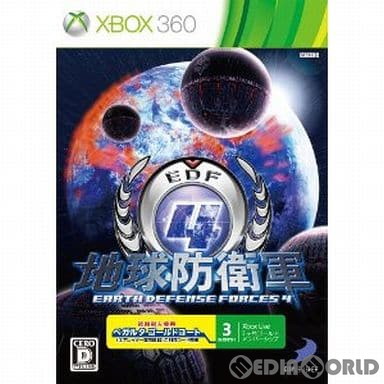 【中古】[Xbox360]地球防衛軍4 Xbox LIVE 3ヶ月ゴールドメンバーシップ同梱版(限定版)(20130704)