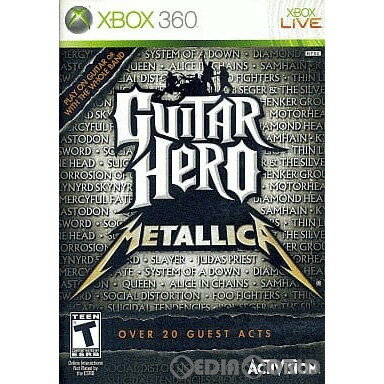 【中古】[Xbox360]Guitar Hero: Metallica(ギターヒーロー メタリカ) 北米版(20090329)