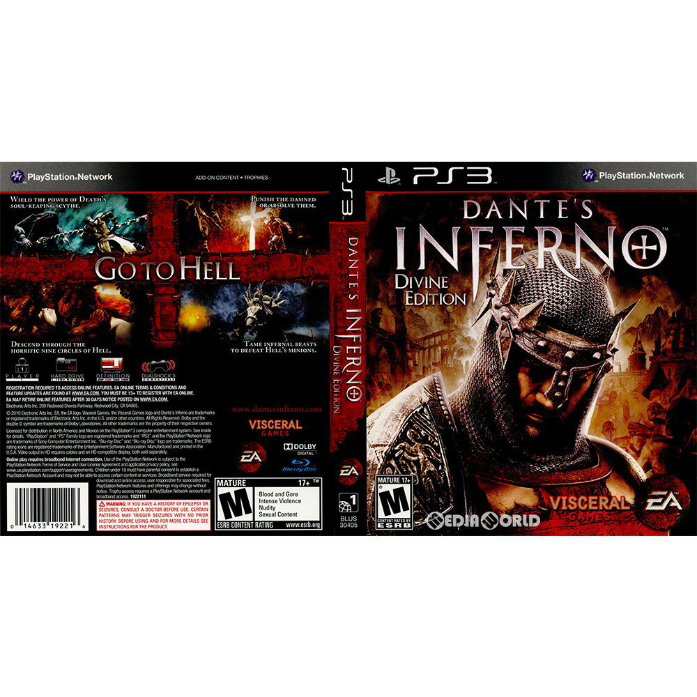 【中古】[PS3]Dante's Inferno(ダンテズ・インフェルノ) Divine Edition(北米版)(BLUS-30405)(20100209)