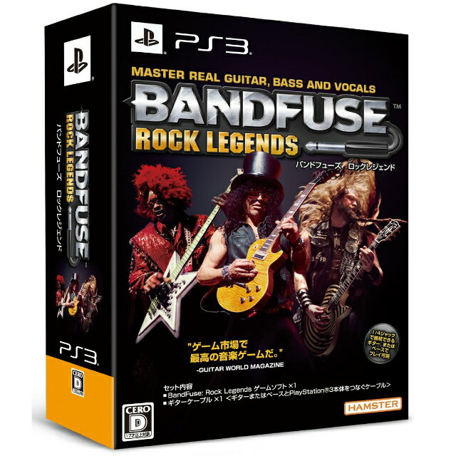 【中古】[PS3]BandFuse:Rock Legends(バンドフューズ ロックレジェンド)(ギターケーブル同梱)(20131219)