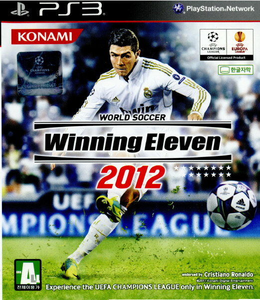 【中古】 PS3 WORLD SOCCER Winning Eleven 2012(ワールドサッカーウイニングイレブン2012) 韓国版(20111103)