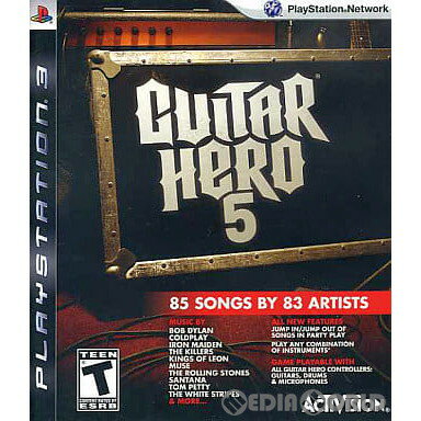 【中古】【表紙説明書なし】[PS3]GUITAR HERO 5(ギターヒーロー5) 北米版(BLUS-30292)(20090901)